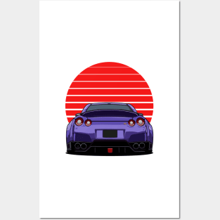 Nissan GTR Posters and Art